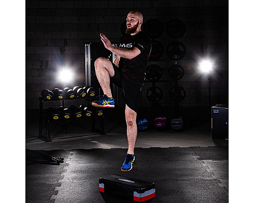 Степ-платформа HMS AS003 (чорно-червона)