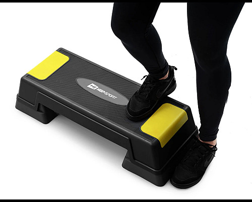 Степ платформа Hop-Sport HS-PP020AS чорно-жовта
