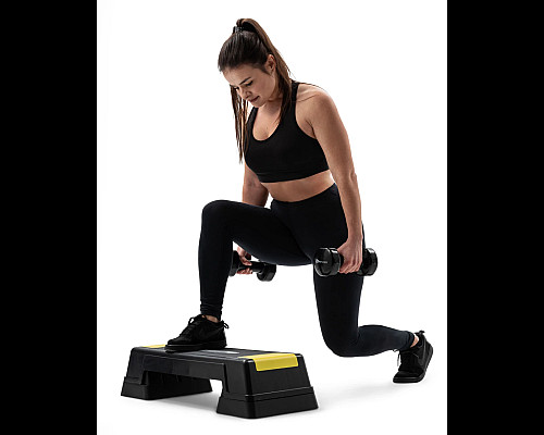 Степ платформа Hop-Sport HS-PP020AS чорно-жовта
