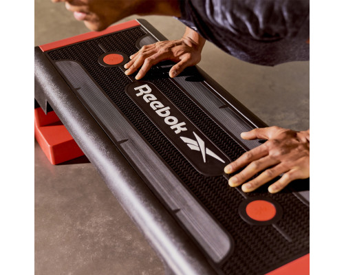Степ-платформа Reebok Step з Bluetooth, червоно-чорна