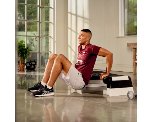 Степ-платформа Reebok Step Set зі стійкою з гантелями Tunturi