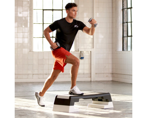 Степ-платформа Reebok Step, чорно-біла