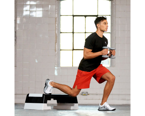 Степ-платформа Reebok Step, чорно-біла