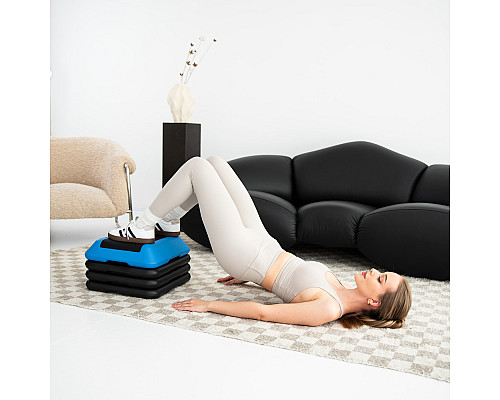 Степ-платформа HMS AS001 MINI, чорно-синя