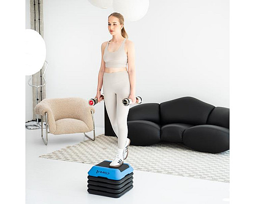 Степ-платформа HMS AS001 MINI, чорно-синя