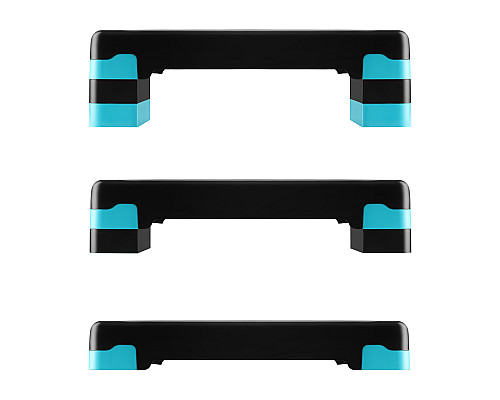 Степ-платформа HMS AS002, чорно-блакитна