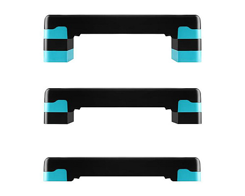 Степ-платформа HMS AS002, чорно-блакитна