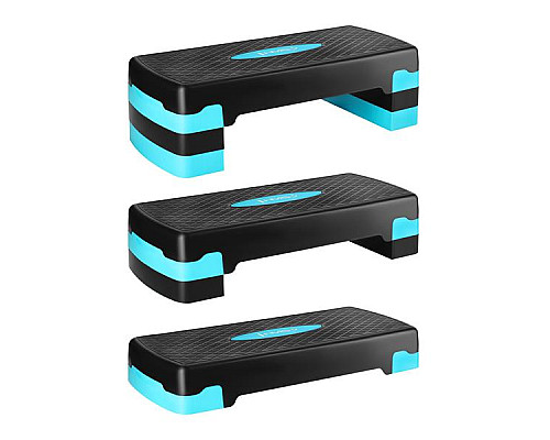 Степ-платформа HMS AS002, чорно-блакитна