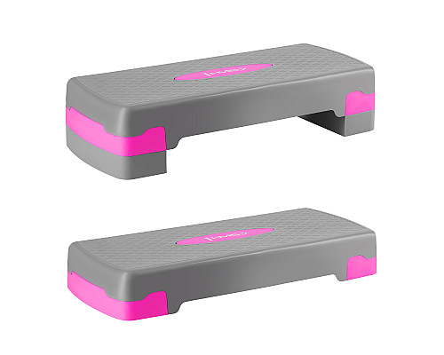 Степ-платформа HMS AS003, сіро-рожева