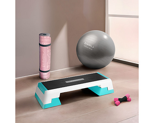 Степ-платформа HMS AS007 PREMIUM, біло-м'ятна