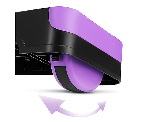 Степ-платформа з балансуванням HMS AS008L чорно-фіолетова