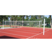 Стійки волейбольні регульовані Yakimasport 107-243 см, білі