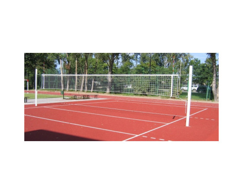 Стійки волейбольні регульовані Yakimasport 107-243 см, білі