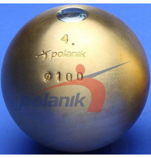 М'яч латунний змагальний Polanik 4 кг, діам. 100 мм; IAAF I-00-0198<br>