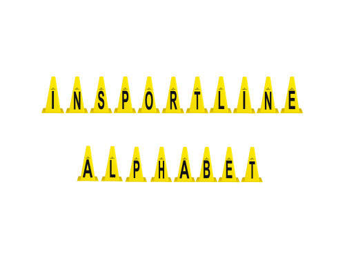 Пластикові конуси для тренувань inSPORTline Alphabet 23 см