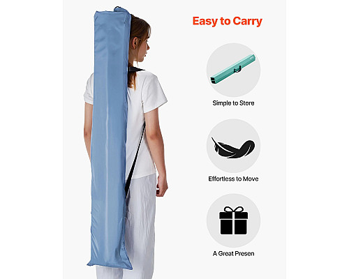 Дитяча гімнастична балка VEVOR SWS8EVAPU 2,35, м'ятно-зелений