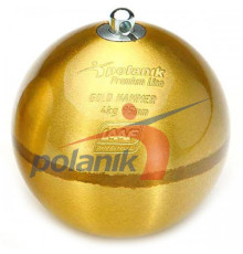Молот латунний змагальний 4 кг, Polanik Premium Line Gold Hammer, IAAF I-10-0464<br>