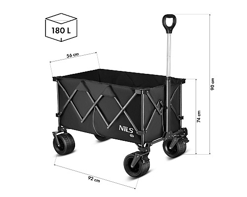 Візок розкладний NILS CAMP NC2604 180 л