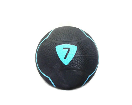 Медбол SOLID MEDICINE BALL 7кг, чорно-бірюзовий
