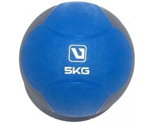 Медбол MEDICINE BALL 5кг -241 мм, синьо-сірий