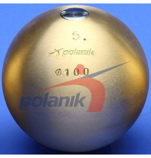 М'яч латунний змагальний Polanik 5 кг, діам. 100 мм<br>