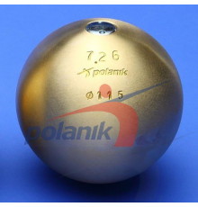 М'яч латунний для змагань Polanik 7,26 кг, діам. 115 мм IAAF I-00-0200<br>
