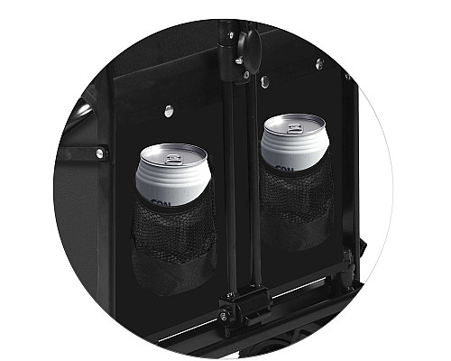 Візок розкладний Humberg HM-512 100 л, чорний