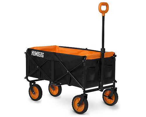 Візок розкладний Humberg HM-513 100 л, чорно-оранжевий