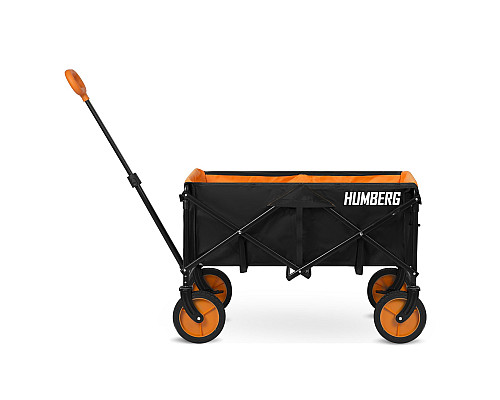 Візок розкладний Humberg HM-513 100 л, чорно-оранжевий