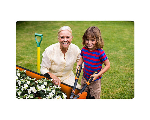 Візок розкладний Humberg HM-513 100 л, чорно-оранжевий