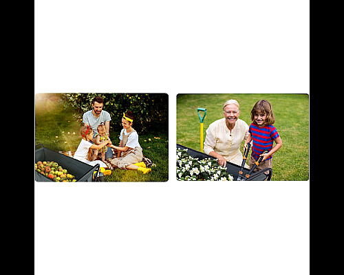 Візок розкладний з сіткою Humberg HM-511 80 л, чорний