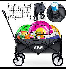 Візок розкладний з сіткою Humberg HM-511 80 л, чорний