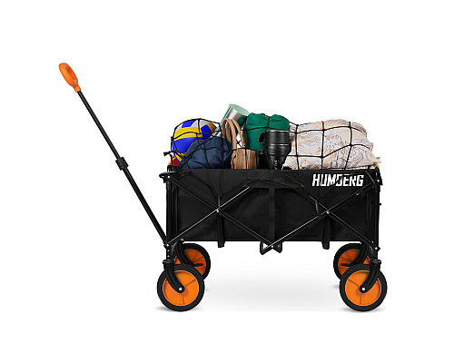 Візок розкладний з сіткою Humberg HM-513 100 л, чорно-оранжевий