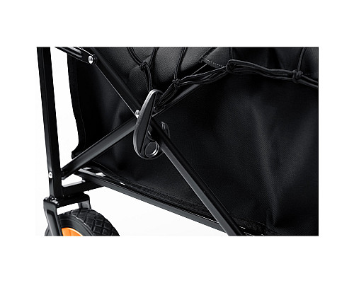 Візок розкладний з сіткою Humberg HM-513 100 л, чорно-оранжевий