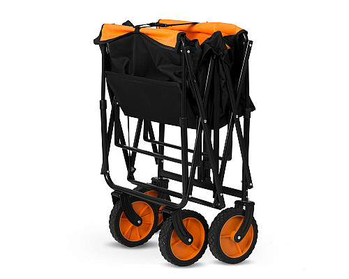 Візок розкладний з сіткою Humberg HM-513 100 л, чорно-оранжевий