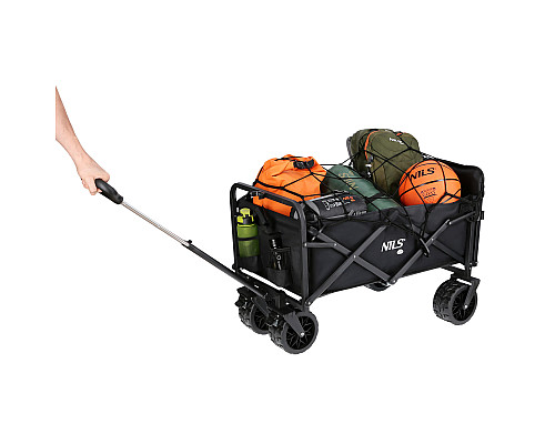 Розкладний візок NILS CAMP NC1608 чорний