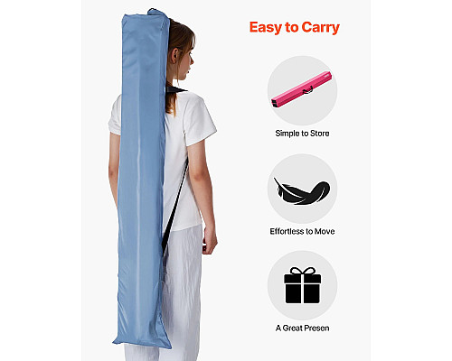 Дитяча гімнастична балка VEVOR SWS8EVASU 233 см, рожева