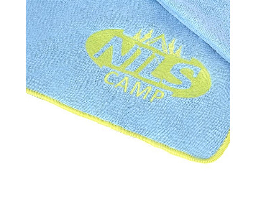 Рушник NCR01 160x80 NILS CAMP – блакитний 