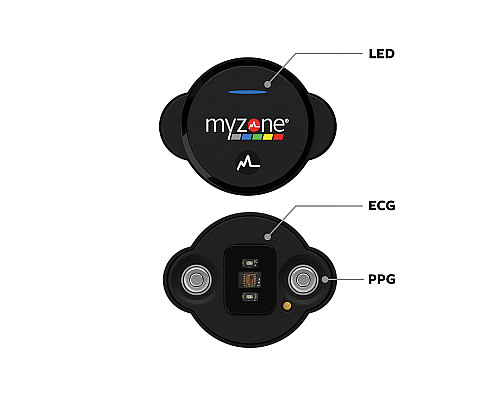 Монітор серцевого ритму Myzone MZ-Switch, чорно-червоний