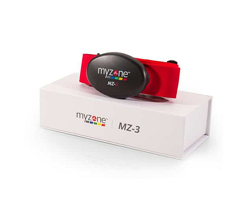 Пояс для вимірювання серцевого ритму Myzone MZ-3, чорно-червоний