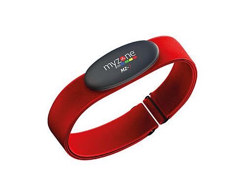 Годинник для вимірювання серцевого ритму Myzone MZ-1-M, чорно-червоний