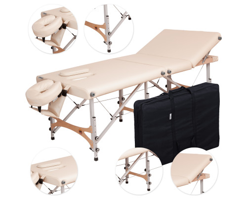 Масажний стіл Reflex Alu Ultra Pro 80 бежевий