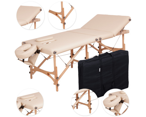Масажний стіл Reflex Ultra Pro 80 бежевий