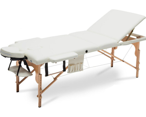 Масажний стіл Bodyfit, дерев'яне 3-сегментне XXL універсальне (580)