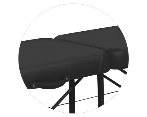 Масажний стіл RehaKing Ultra Obsidian чорний