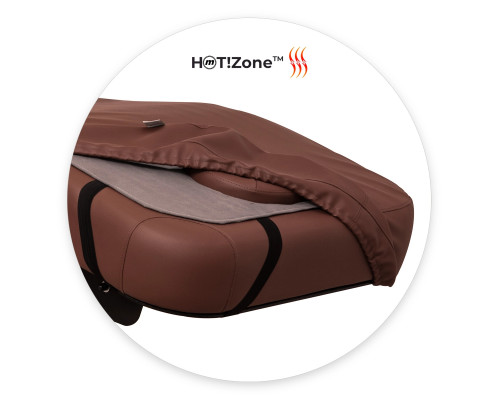 Масажний стіл ZEN Lift Pro HOT!Zone коричневий
