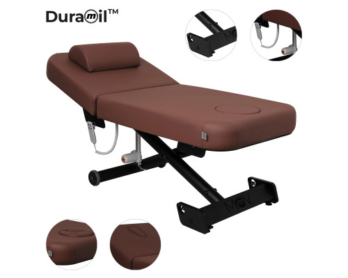 Масажний стіл ZEN Lift Comfort HOT!Zone коричневий