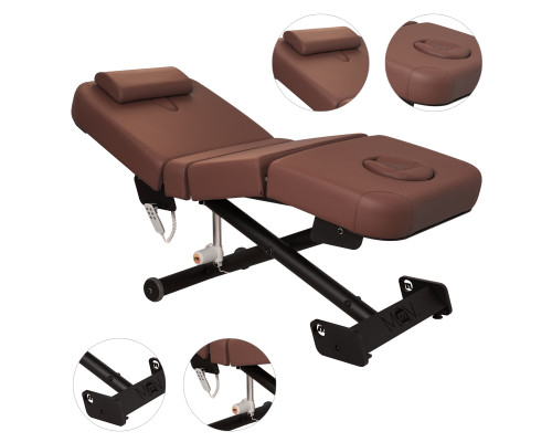 Масажний стіл ZEN Lift Pro коричневий