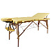 Масажний стіл inSPORTline Japane 3-Piece Wooden - золотистий