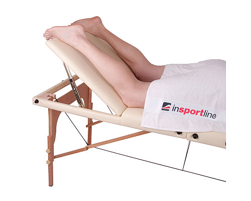 Масажний стіл inSPORTline Japane 3-Piece Wooden - золотистий